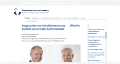 Desktop Screenshot of hartmann-schulz-partner.de